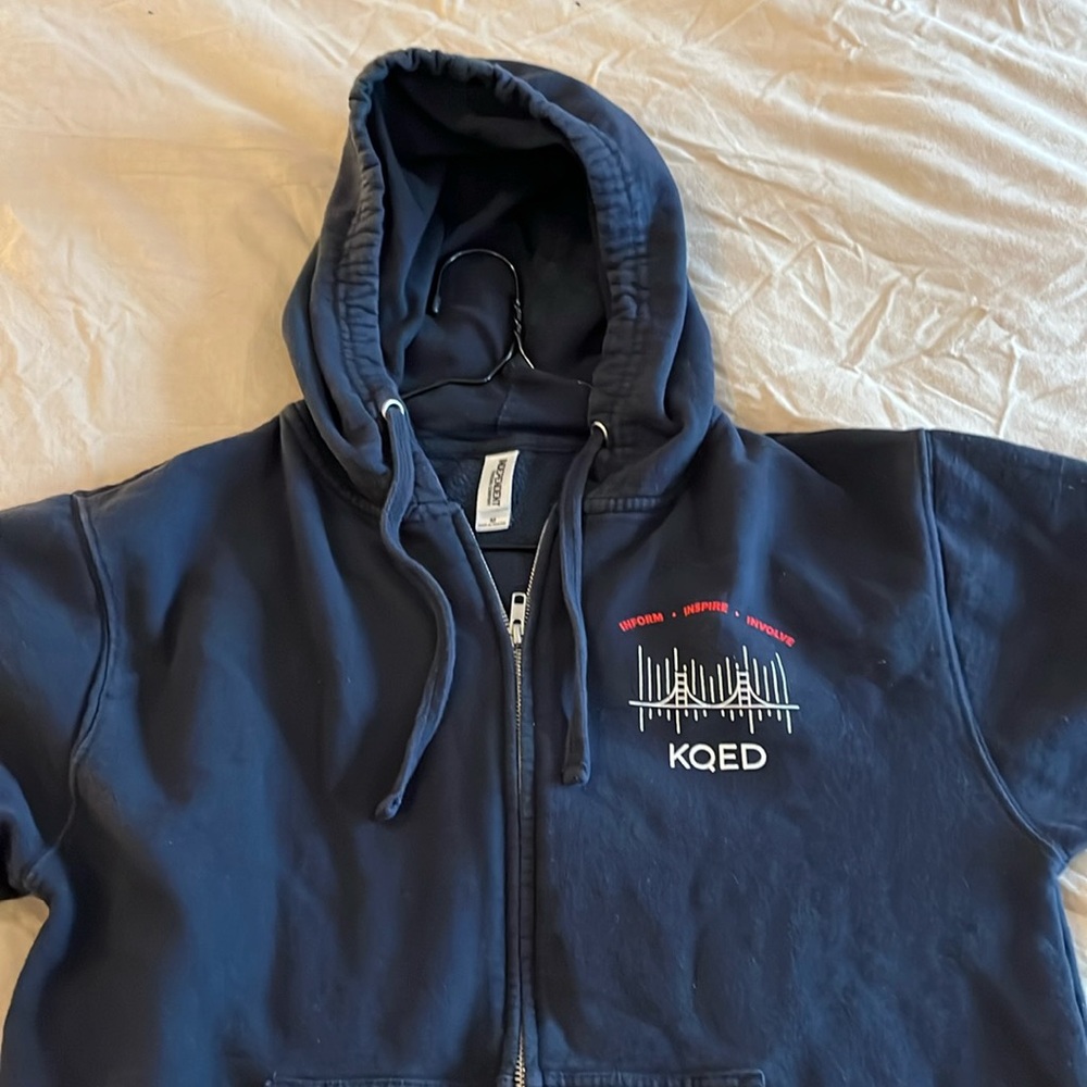 Cozy KQED Public Radio Swag Hoodie - Unisex Medium